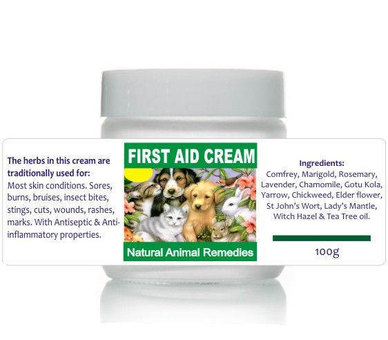 First Aid Cream Animal Remedies 100g image 2