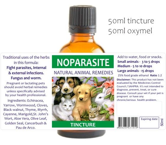 Noparasite Animal Remedies 50ml image 2